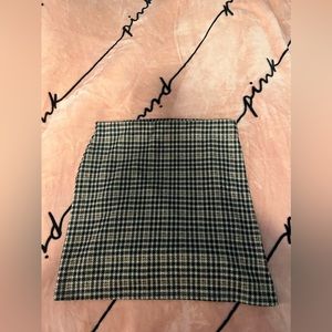 plaid skirt
